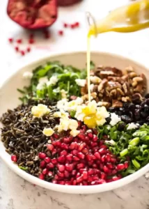 pomegranate rice salad