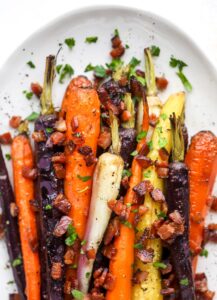 Roasted Carrots and Cilantro