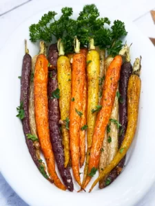 Roasted Carrots and Cilantro