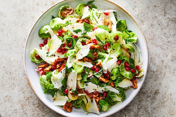 Brussels Sprout Salad Avocado Toast