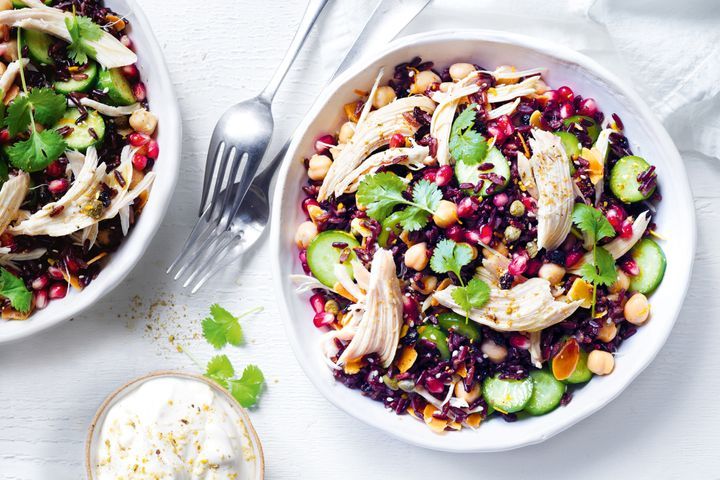 pomegranate rice salad