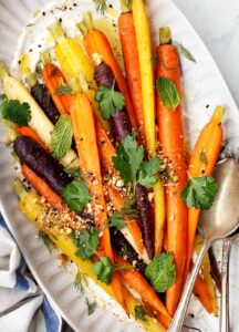 Roasted Carrots and Cilantro