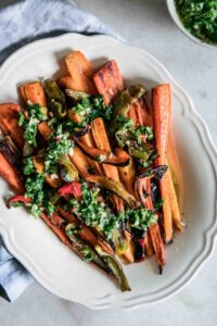 Roasted Carrots and Cilantro