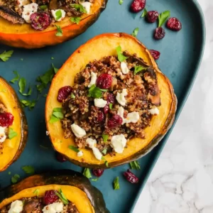 stuffed acorn squash