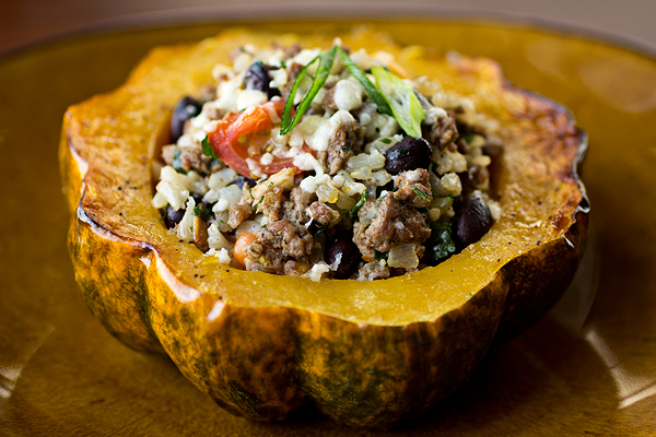 stuffed acorn squash